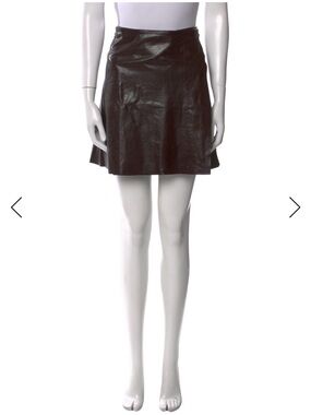 Paloma Wool Lamb Leather mini/midi Skirt
